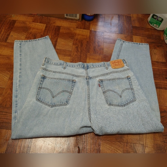 Vintage Levi's 560 Comfort Fit Light Blue Jeans Men's Size 42 - Picture 4 of 6